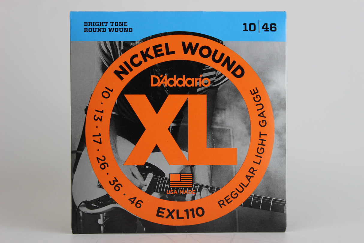 D'Addario EXL110 Nickel Wound Electric Strings - Regular Light 10-46