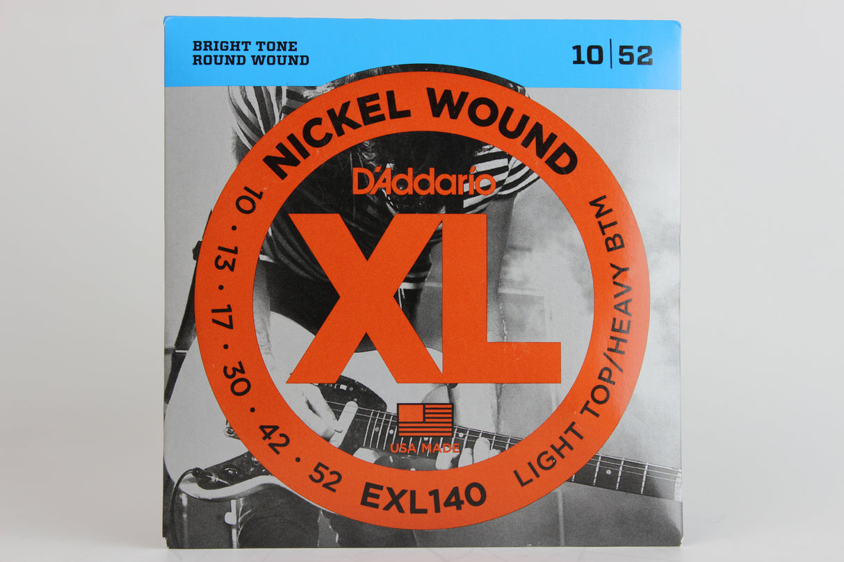 D'Addario EXL140 Nickel Wound Electric Strings - Light Top/Heavy Bottom 10-52