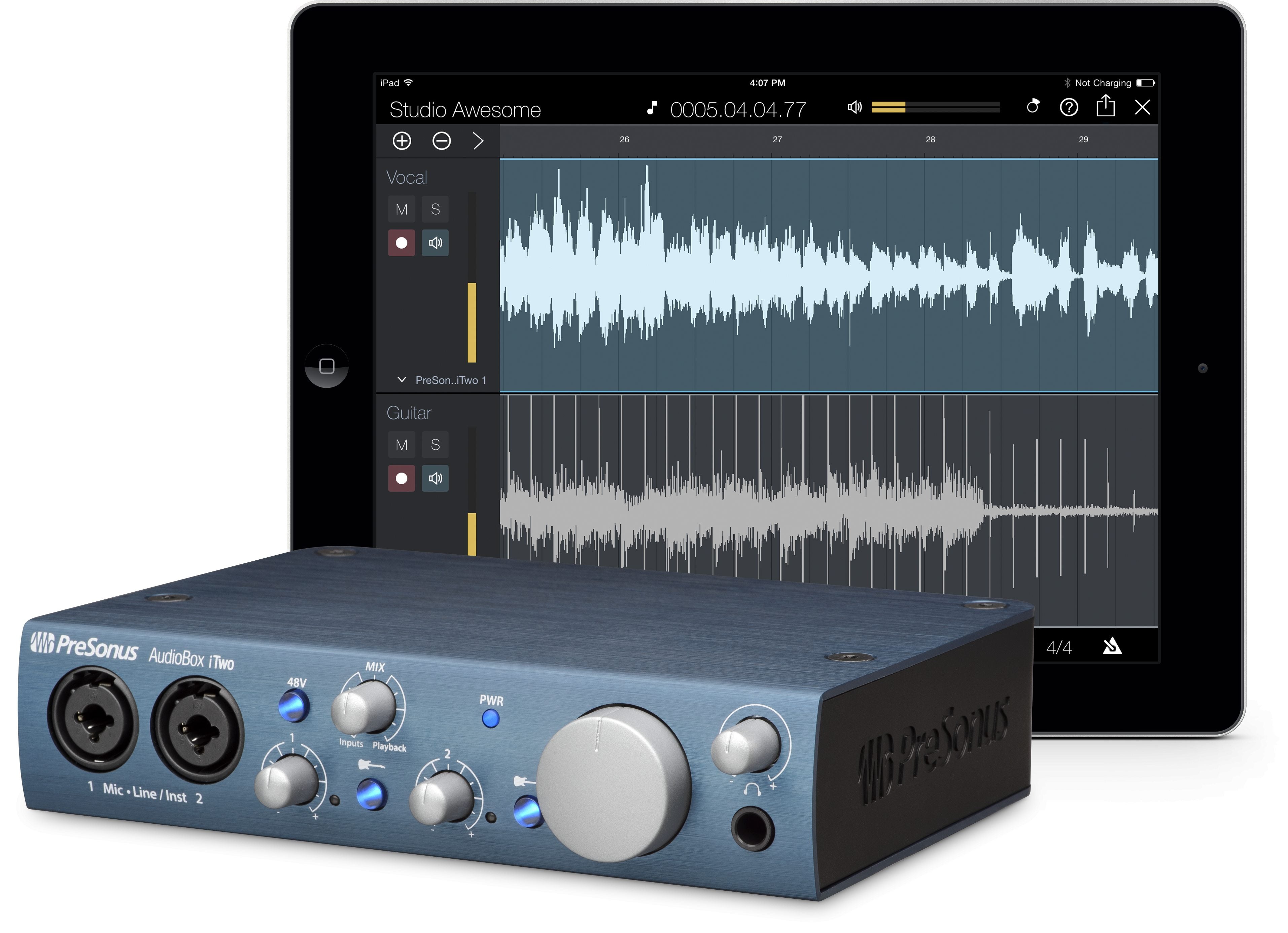 Audio　Skip's　–　Interface　PreSonus　Audiobox　Producers　Mobile　iTwo:　for　USB/iPad　Music