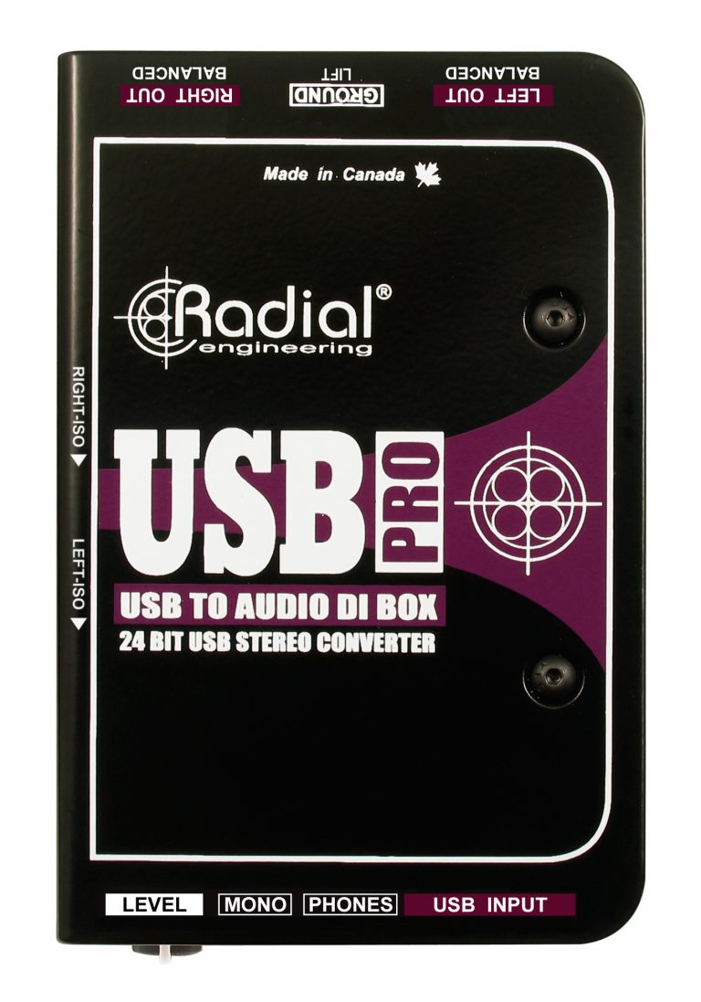 Radial USB-Pro Stereo USB Direct Box