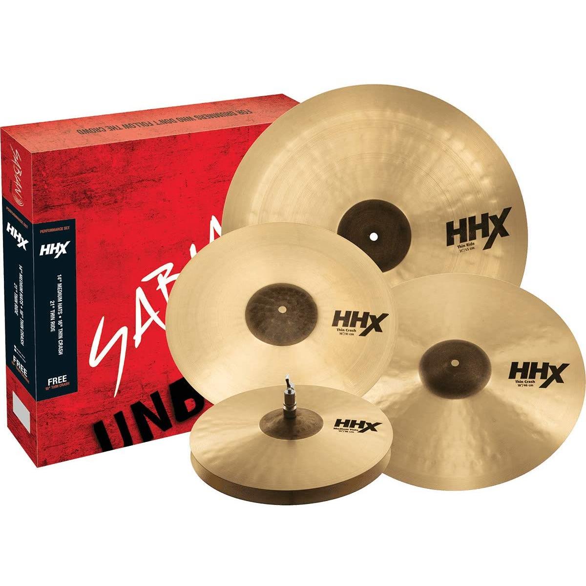 Sabian HHX Performance Cymbal Set 14"/16"/18"/21"
