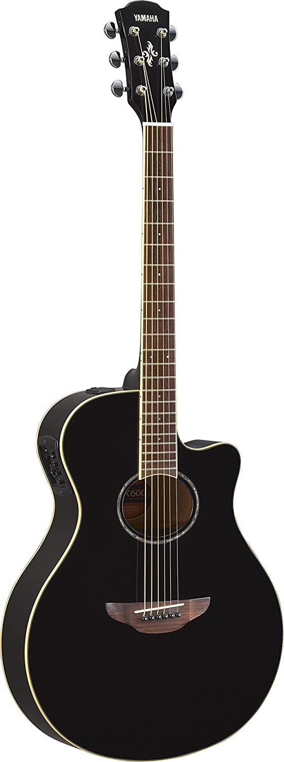 Yamaha APX600 Thinline Cutaway Acoustic-Electric, Black