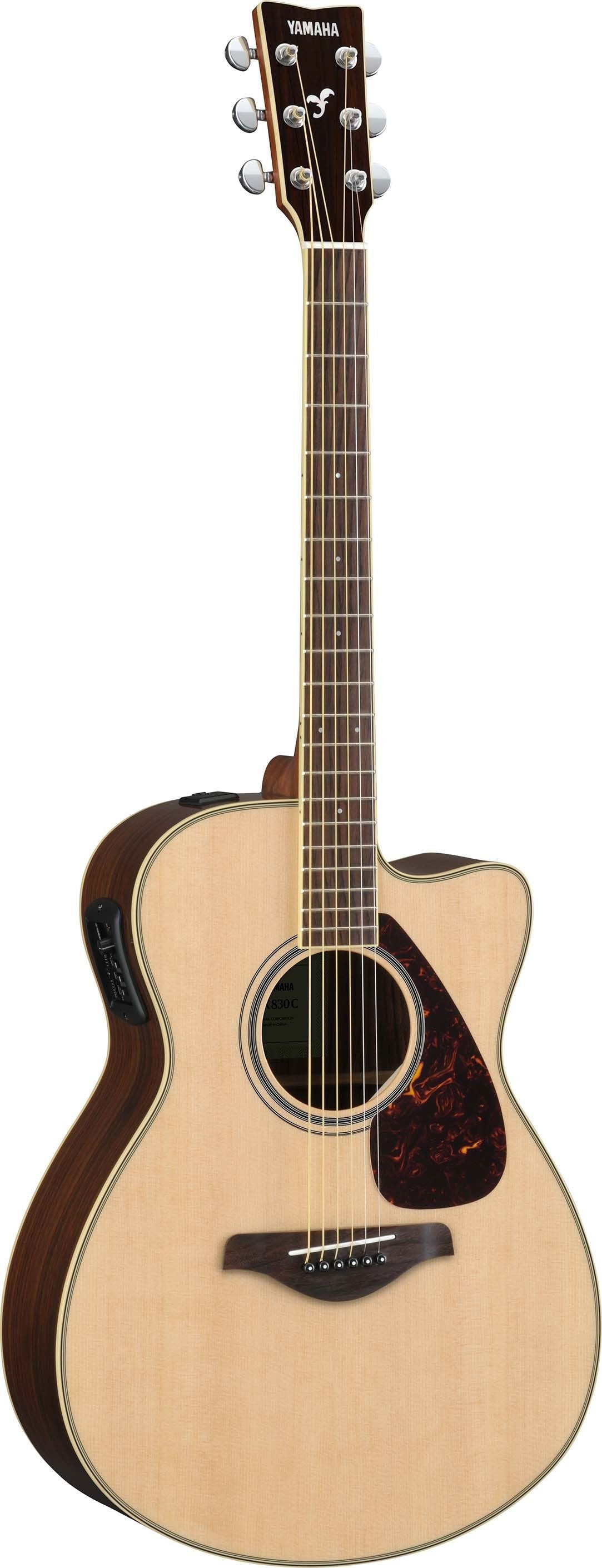 Yamaha FSX830C Concert Cutaway Acoustic/Electric Guitar - Natural