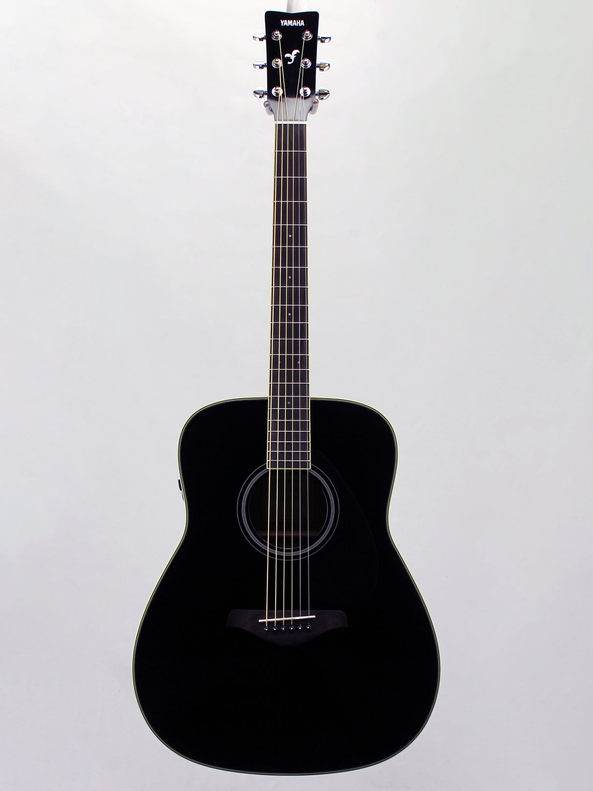 Yamaha FG-TA TransAcoustic Dreadnought Acoustic-Electric, Black