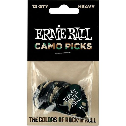 Ernie Ball Camo Picks - Heavy