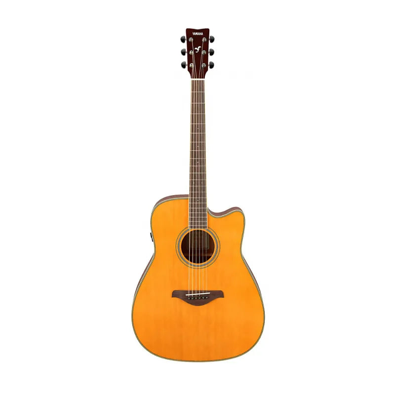 Yamaha FGC-TA TransAcoustic Dreadnought Acoustic-Electric, Vintage Tint